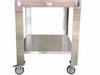 WPPO Stainless Steel Cart for Karma 42-Inch Wood Fired Pizza Oven