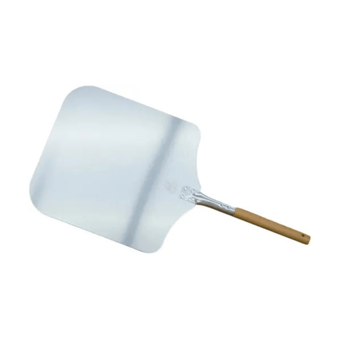 WPPO Traditional Aluminum Pizza Peel Wood Handle 14" x 28