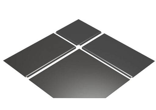 54 Inch Corner Hearth Pad for Wood Burning and Pellet Stoves