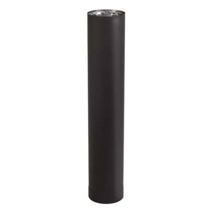 6'' X 36''L Vortex Double Wall Black Pipe
