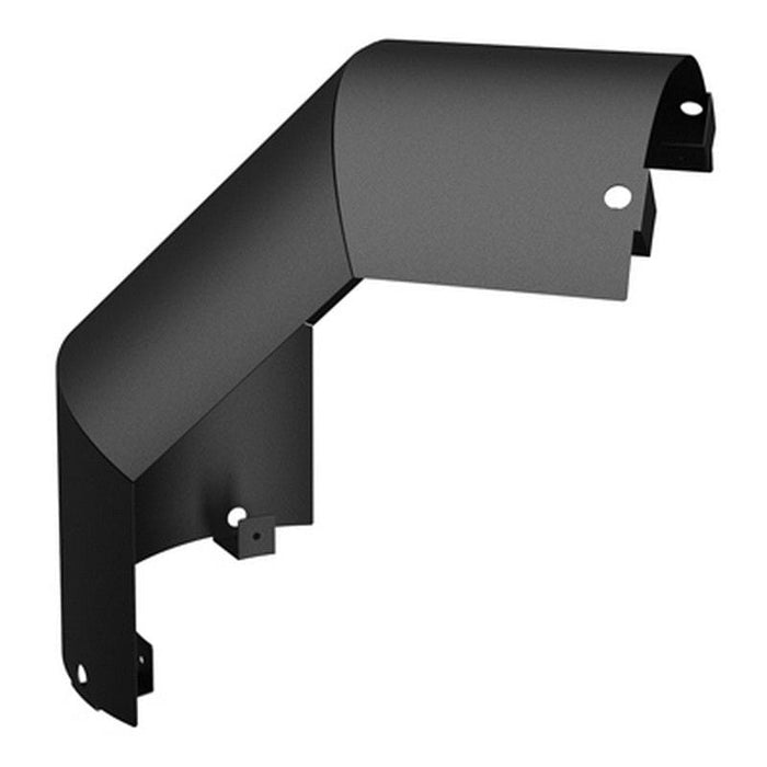90° Elbow Shield Single Wall Black 6" Pipe