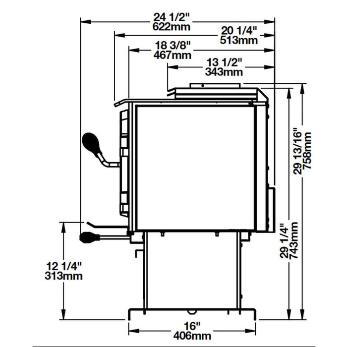 Drolet Escape 1500 Wood Stove