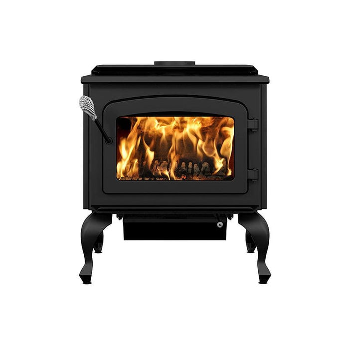 Drolet Escape 1800 Wood Stove On Legs - Black Door