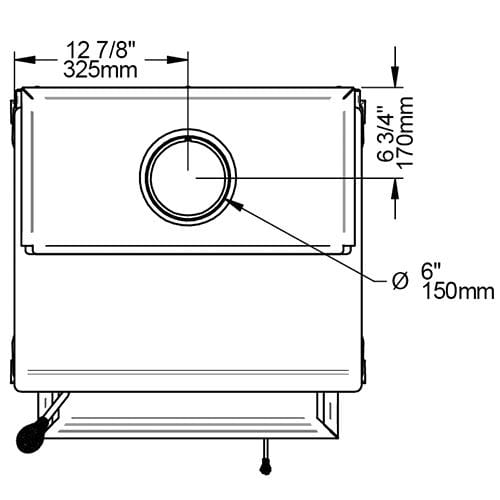 Drolet Escape 1800 Wood Stove On Legs With Brushed Nickel Door