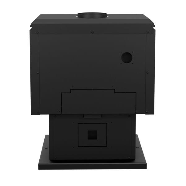 Drolet Escape 1800 Wood Stove With Brushed Nickel Door