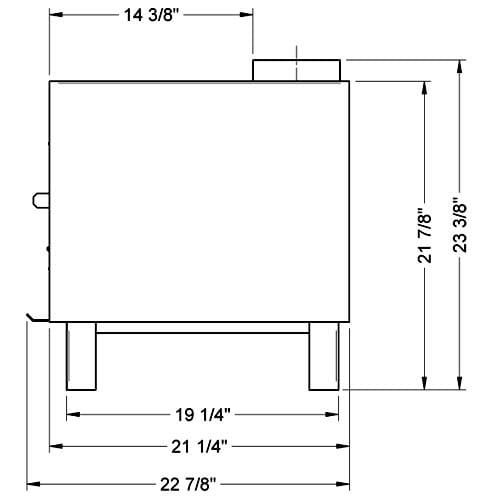 Drolet Hunter Utility Wood Stove