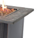 Endless Summer Liquid Propane Gas Outdoor Fire Pit with Resin Mantel
