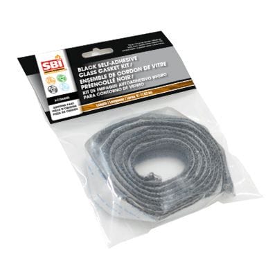 Flat Black Self-Adhesive Glass Gasket