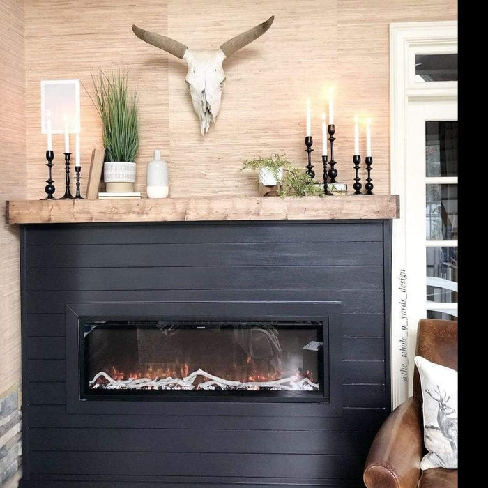 Modern Flames Spectrum Slimline Built-in/Wall Mounted Electric Fireplace, Sizes: 50"-100"