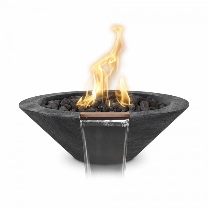 The Outdoor Plus Fire And Water Bowl Cazo Wood Grain OPT-24RWGFW