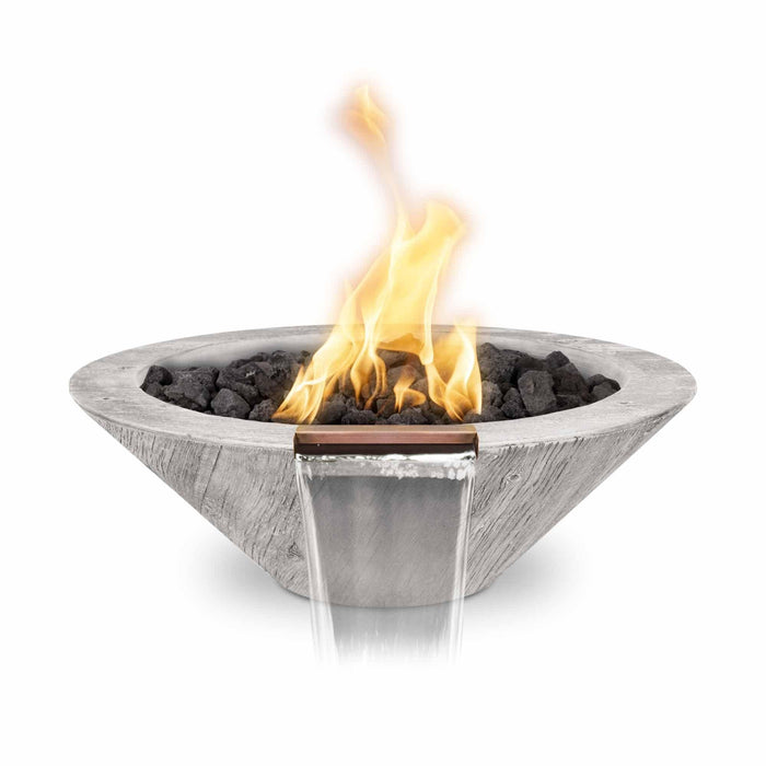 The Outdoor Plus Fire And Water Bowl Cazo Wood Grain OPT-31RWGFW