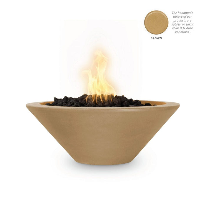 The Outdoor Plus Fire Bowl Cazo Concrete 24" OPT-24RFOE12V