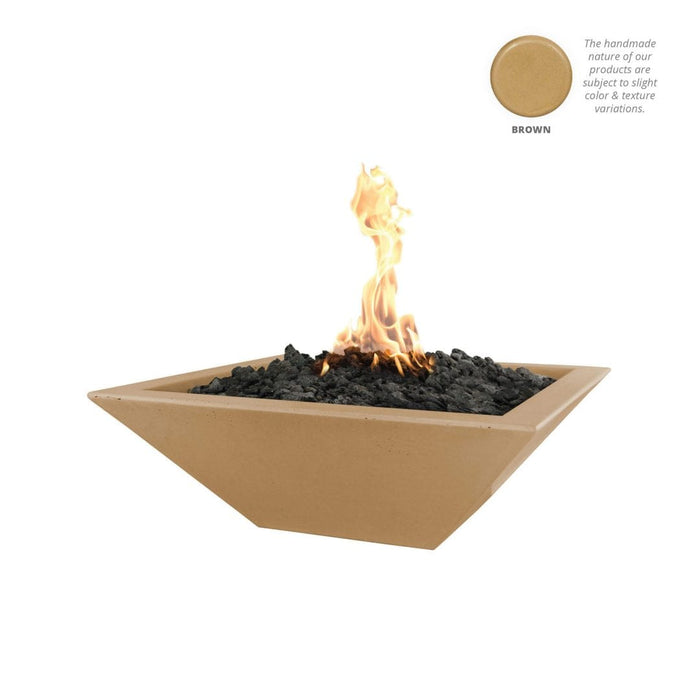 The Outdoor Plus Fire Bowl Maya Concrete 24" OPT-24SFO