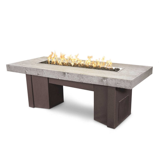 The Outdoor Plus Fire Table Coated Top Powder Almeda Collection OPT-ALMPC78