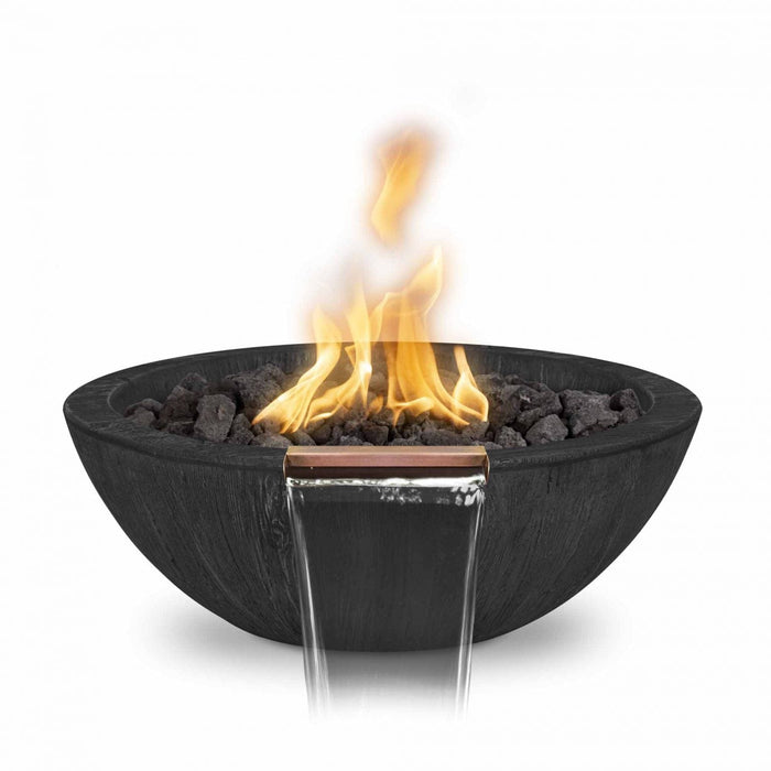 The Outdoor Plus Fire & Water Bowl Sedona Wood Grain OPT-27RWGFW