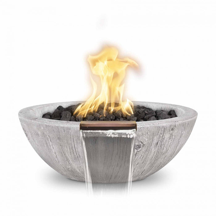 The Outdoor Plus Fire & Water Bowl Sedona Wood Grain OPT-27RWGFW